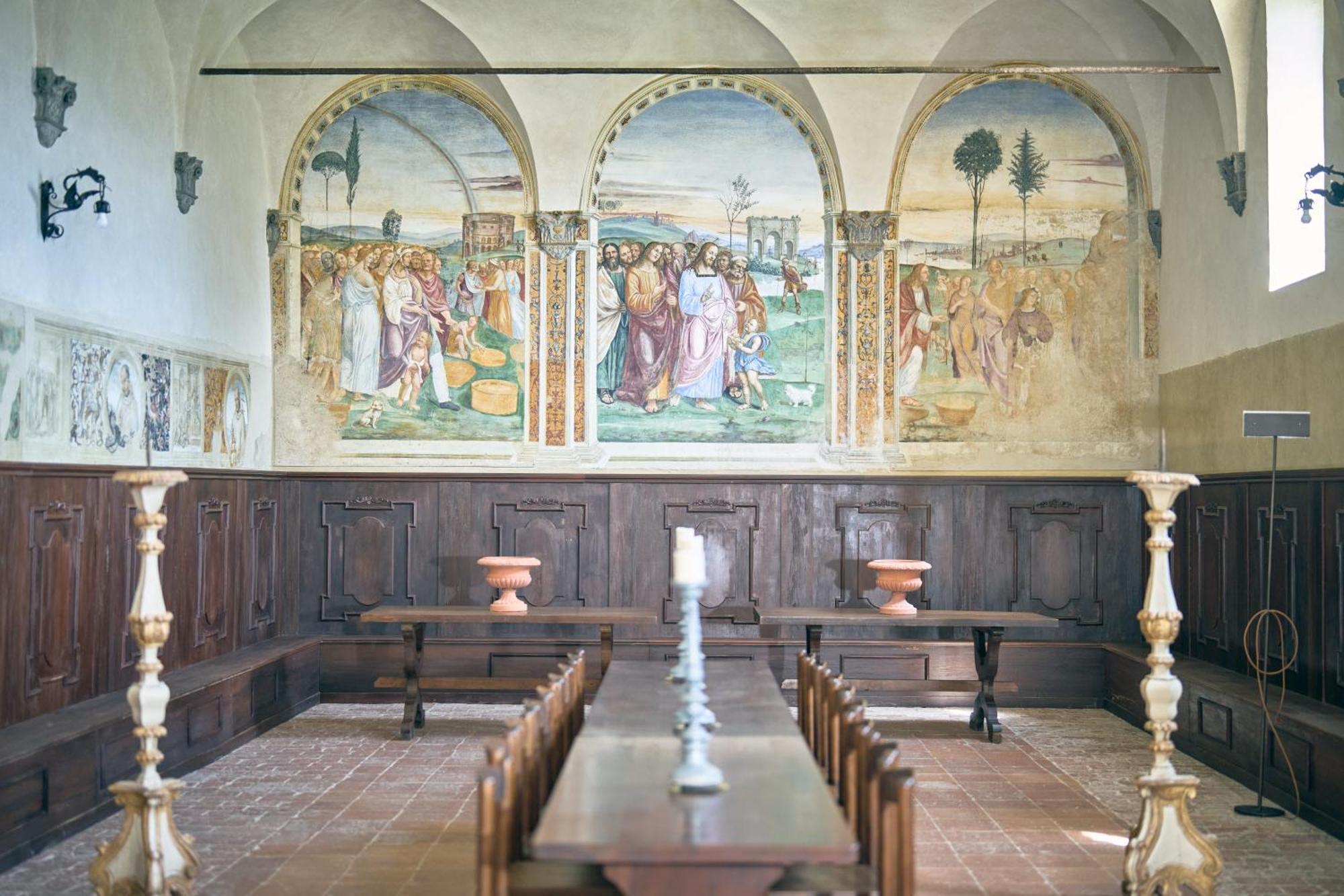 Villa Monastero Sant'Anna In Camprena Pienza Exterior foto